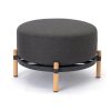 Mindo Mindo 107 Footstool Dark Grey/Sooty Online