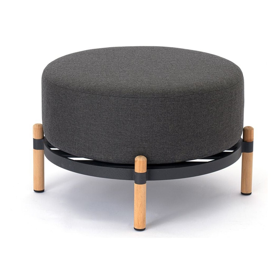 Mindo Mindo 107 Footstool Dark Grey/Sooty Online