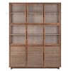 dBodhi Dbodhi Hopper Display Cabinet - 3 Doors Teak Best