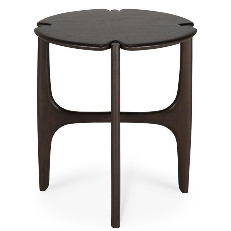 Ethnicraft Ethnicraft Mahogany Pi Side Table Dark Brown Clearance