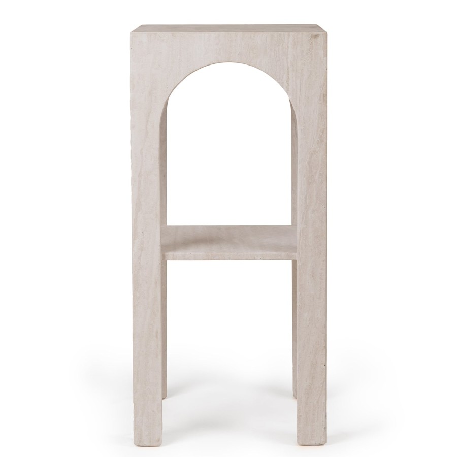 Trit House Arch Pedestal Travertine Online