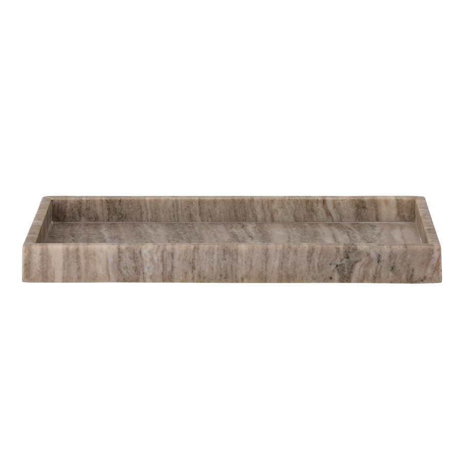 Bloomingville Majsa Marble Rectangular Tray Brown Online