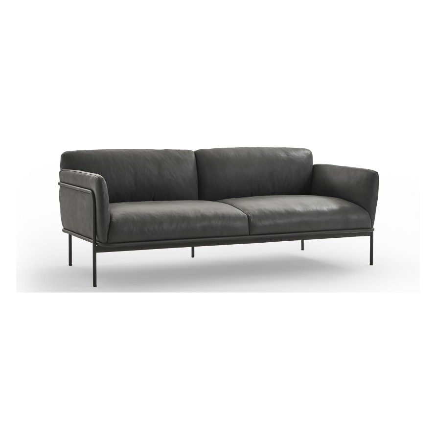 Natadora Scribe 2.5 Seater Sofa Coal-Montana 1048 Hot