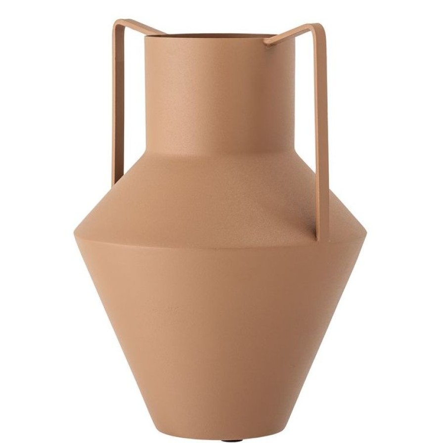 Bloomingville Metal Vase 34Cm Brown Hot