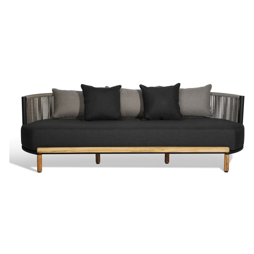 Mindo Mindo 107 3 Seater Sofa Dark Grey/Sooty Online