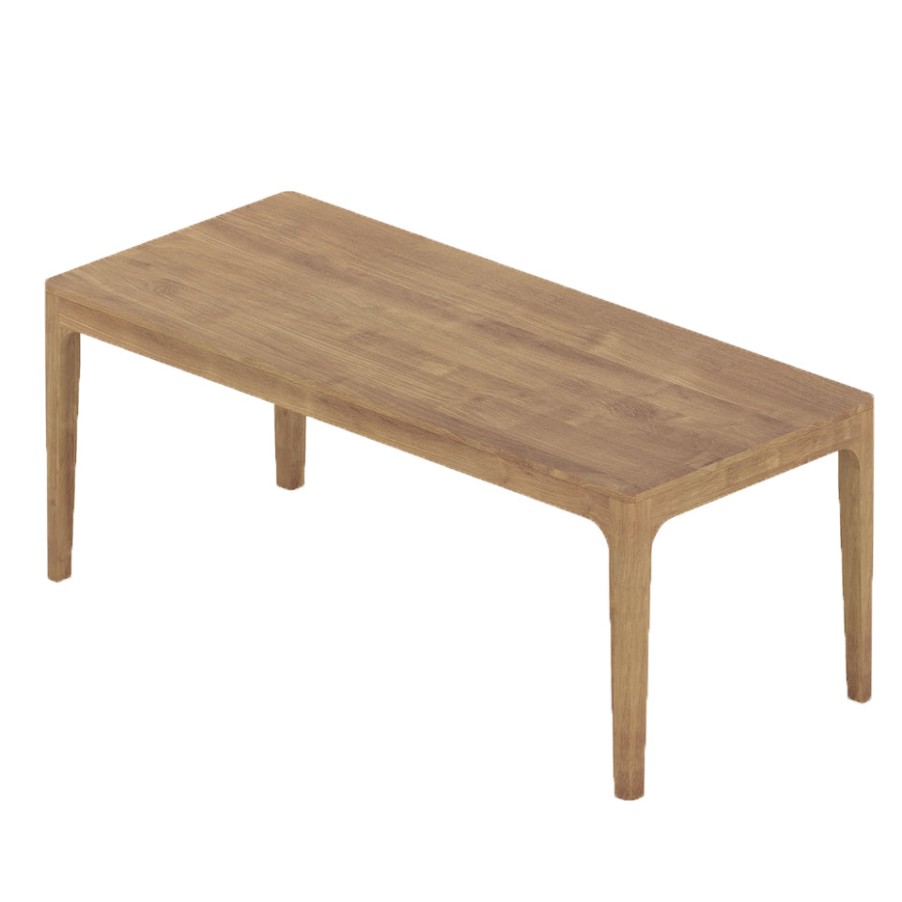 Air Division Curve Dining Table Teak New