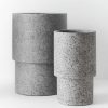 Trit House Cenzo Optic Pot - Set Of 2 Grey Hot