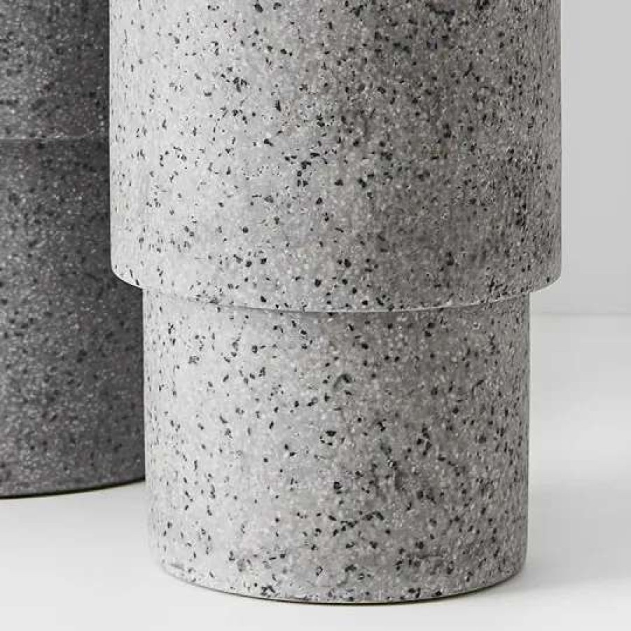 Trit House Cenzo Optic Pot - Set Of 2 Grey Hot