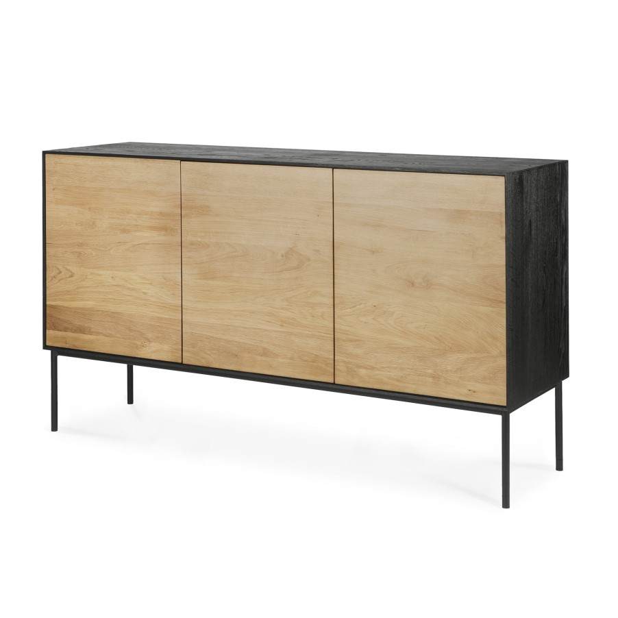 Ethnicraft Ethnicraft Oak Blackbird Sideboard - 3 Doors Natural Oak Wholesale