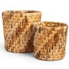 dBodhi Dbodhi Semeru Round Basket Two Tone - Set Of 2 Lurik Online