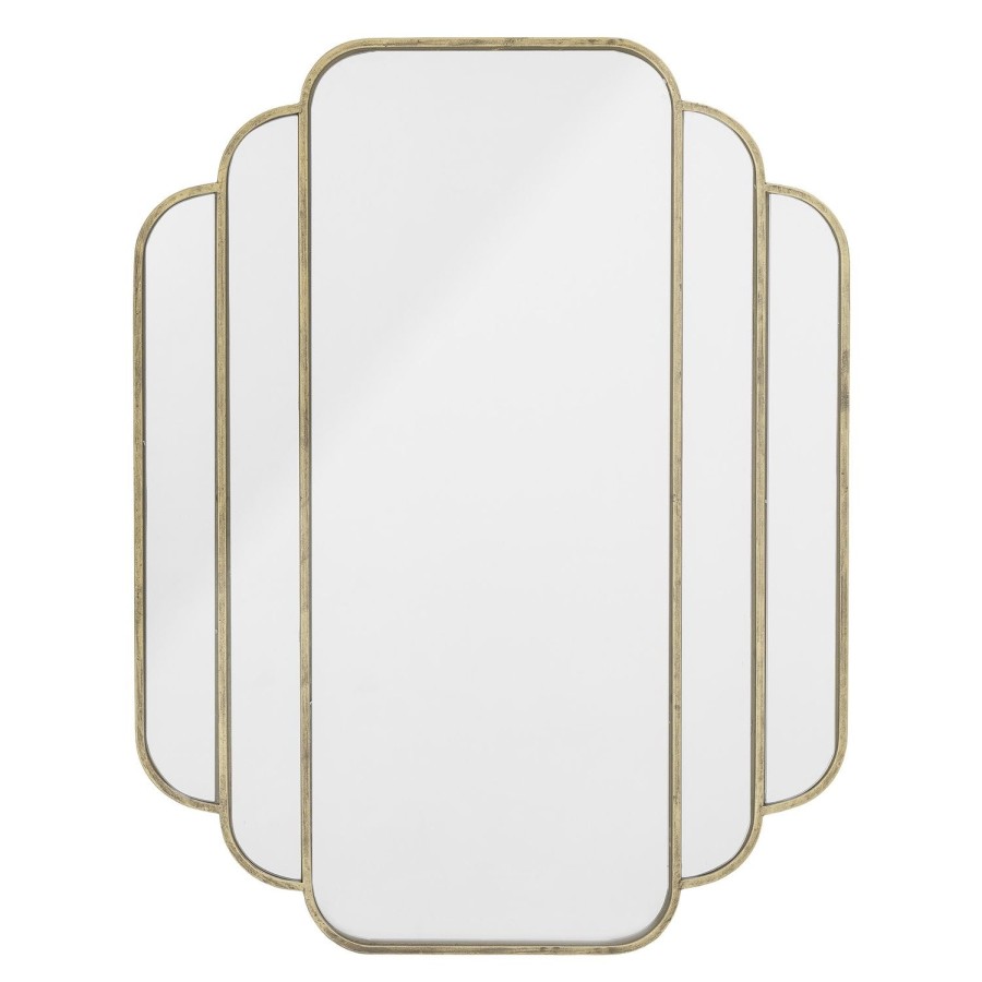 Bloomingville Mas Metal Wall Mirror Brass Online