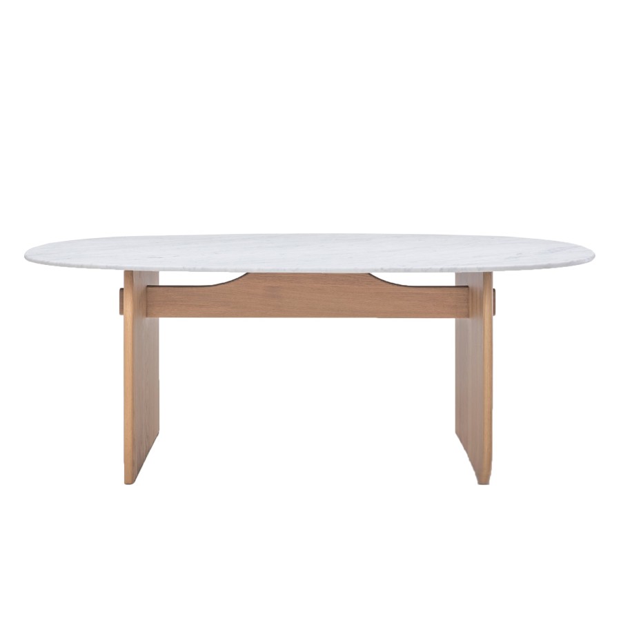 TOLV Kelly Marble Dining Table 2000Mm New