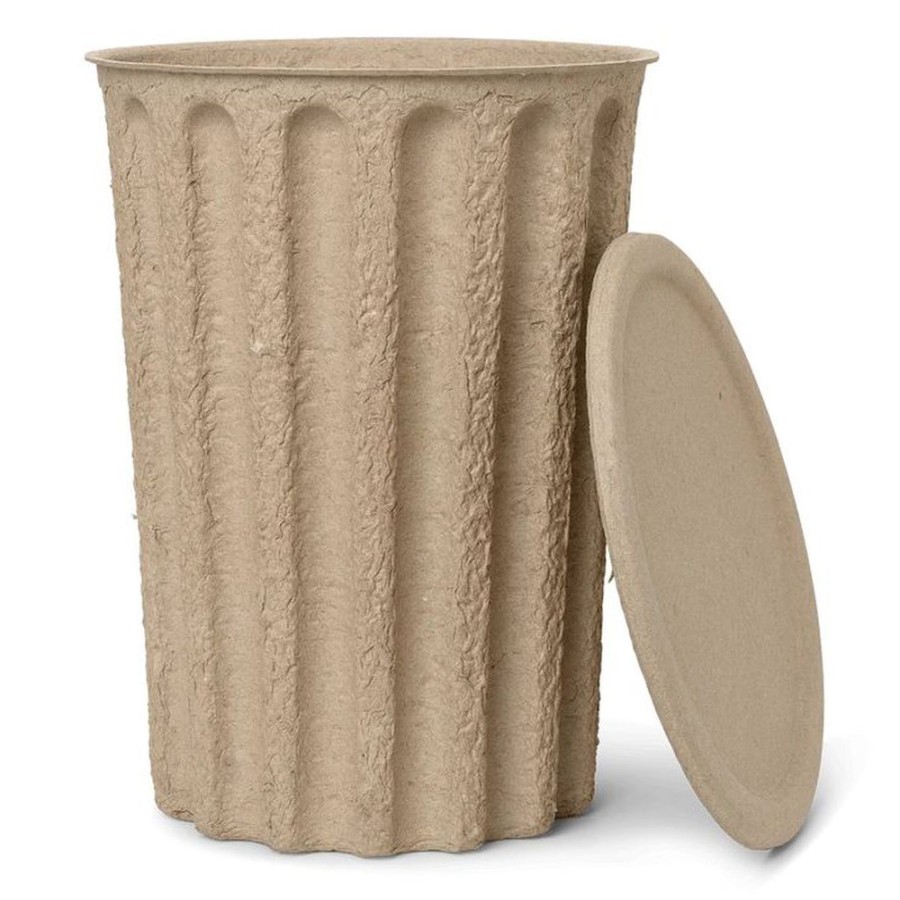 Ferm Living Paper Pulp Paper Bin Brown Clearance