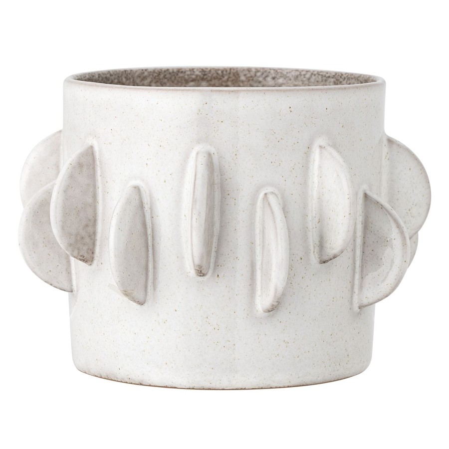 Bloomingville Roza Stoneware Flowerpot White Online