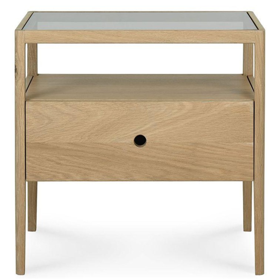 Ethnicraft Ethnicraft Oak Spindle Bedside Table Best