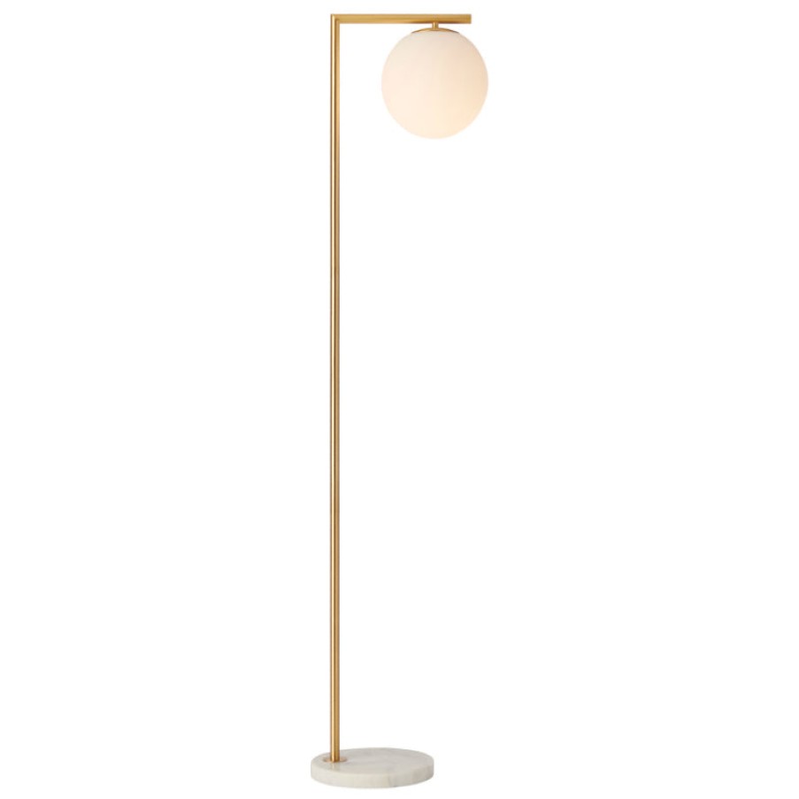 Trit House Gabriel Floor Lamp White Marble New