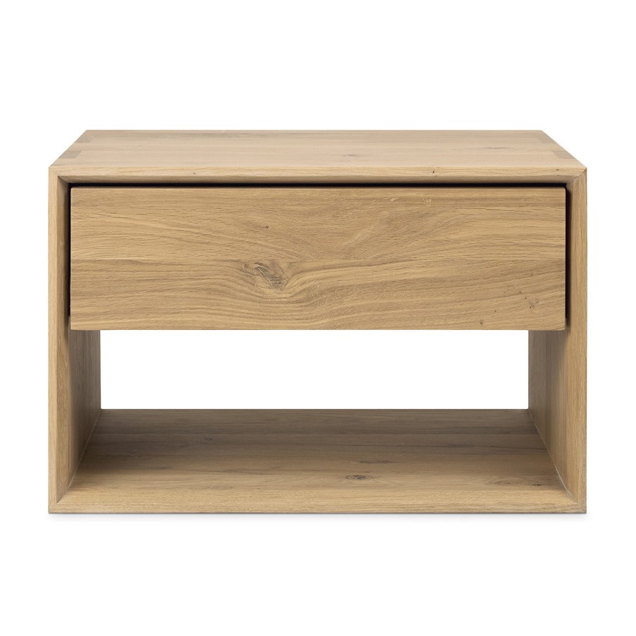 Ethnicraft Ethnicraft Oak Nordic 1 Drawer Bedside Table Natural Oak Wholesale