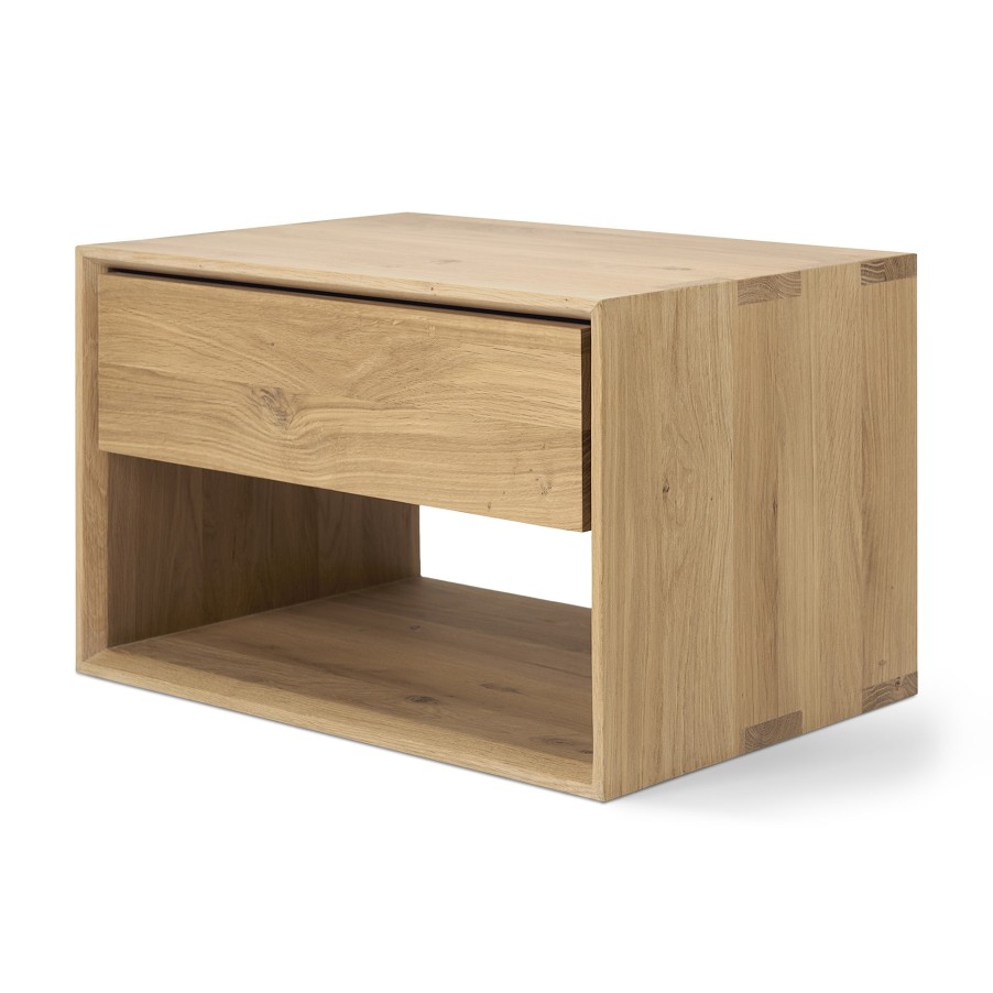 Ethnicraft Ethnicraft Oak Nordic 1 Drawer Bedside Table Natural Oak Wholesale