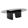 Wendelbo Glyph Oval Coffee Table Black New