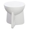 Trit House Twiggy Side Table Speckle White Concrete Clearance