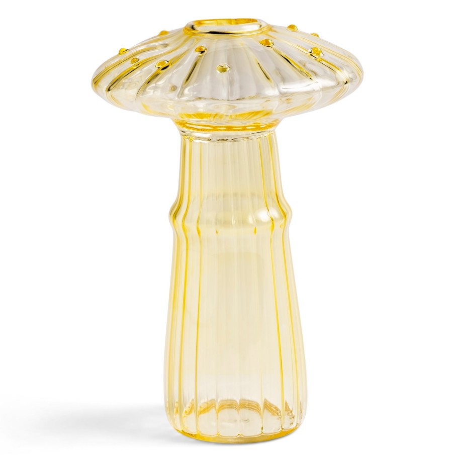 Klevering Mushroom Vase Yellow Clearance