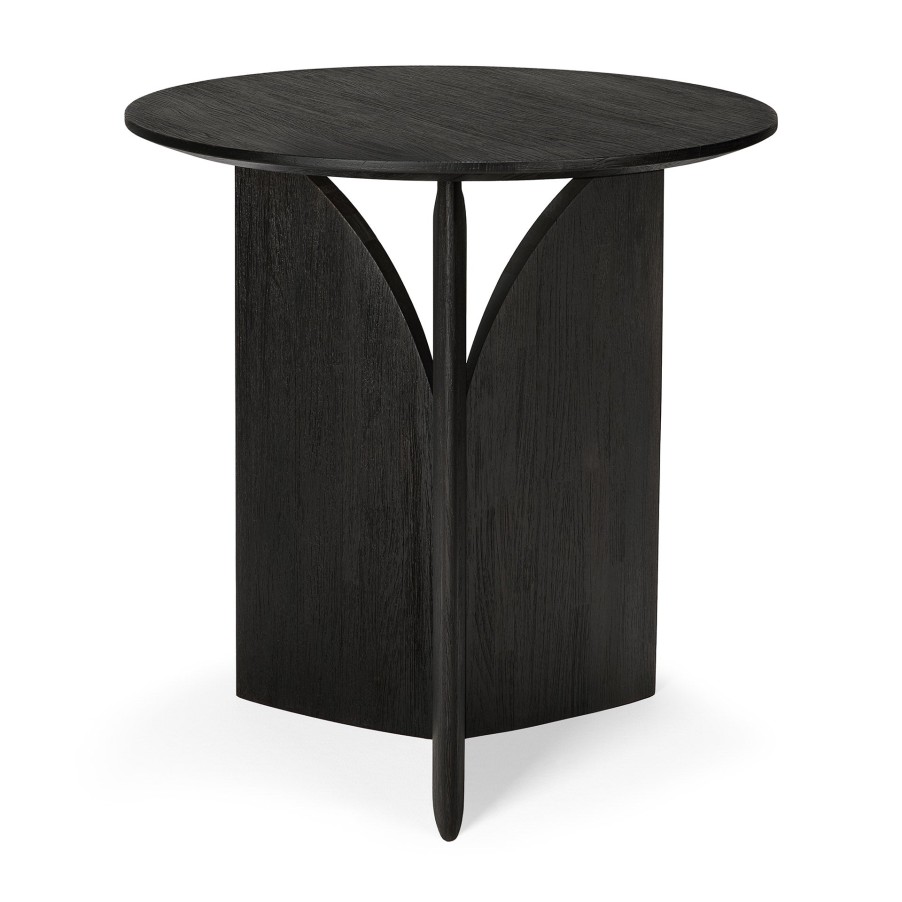 Ethnicraft Ethnicraft Teak Fin Side Table Black New