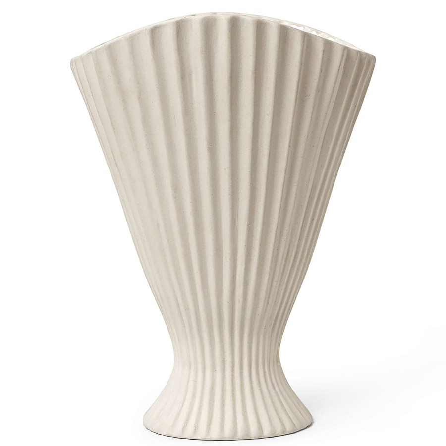 Ferm Living Fountain Vase Off White Best