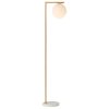 Trit House Gabriel Floor Lamp White Marble Best