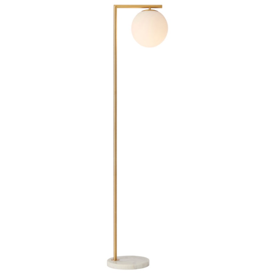 Trit House Gabriel Floor Lamp White Marble Best