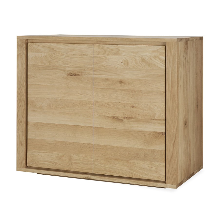 Ethnicraft Ethnicraft Oak Shadow 2 Doors Sideboard Natural Oak Clearance