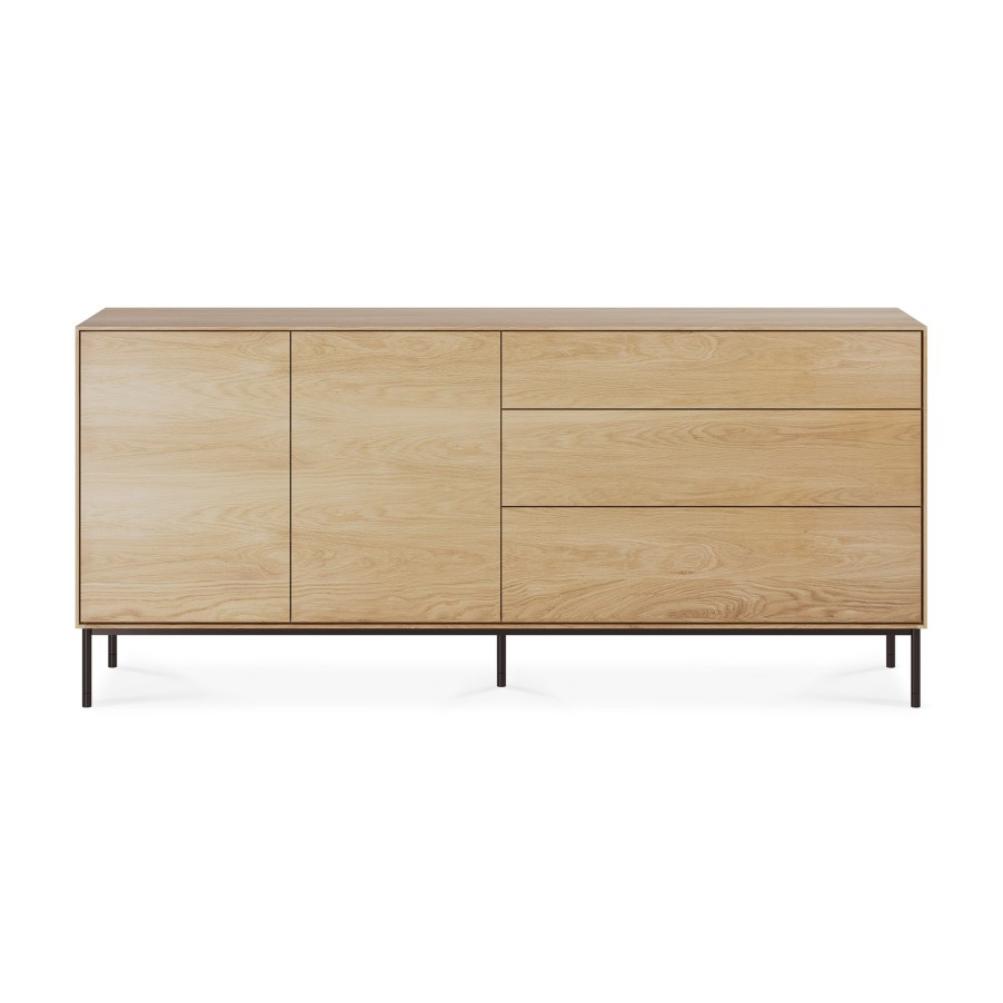 Ethnicraft Ethnicraft Oak Whitebird Sideboard - 2 Doors/3 Drawers Natural Oak Online