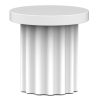 Trit House Chantel Side Table White Concrete Best