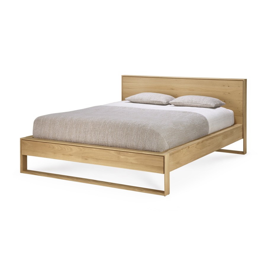 Ethnicraft Ethnicraft Oak Nordic Ii Queen Bed Natural Oak Wholesale