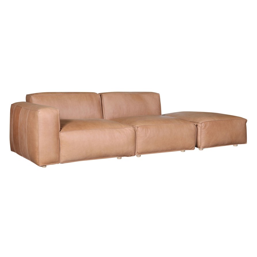 Sketch Interior Miller Leather Sofa Clearance