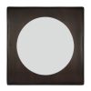 Ethnicraft Ethnicraft Mahogany Pi Wall Mirror Dark Brown New