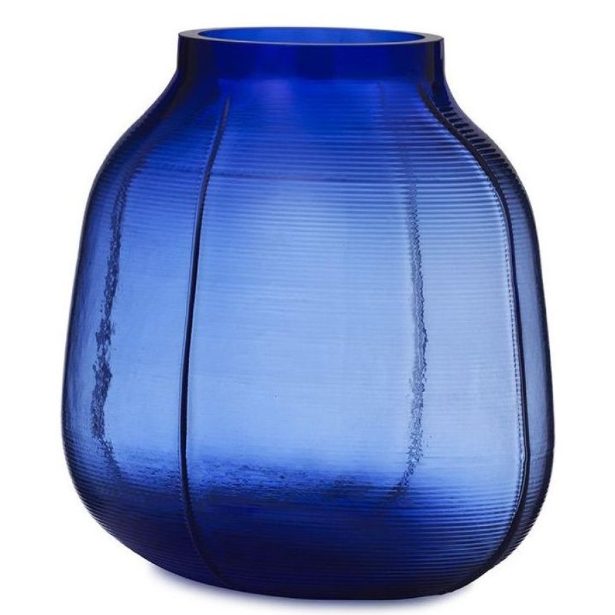 Normann Copenhagen Step Vase - 23Cm Blue Hot