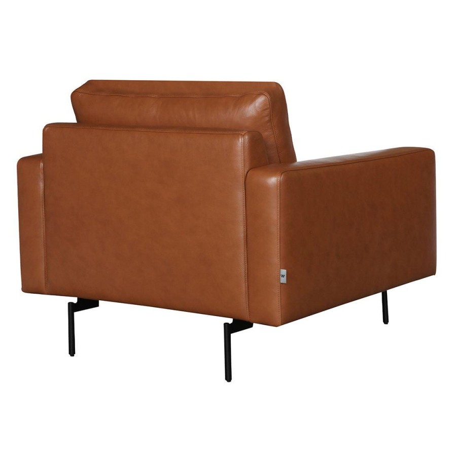 Wendelbo Edge V1 Lounge Chair Patrol Cognac Leather Online