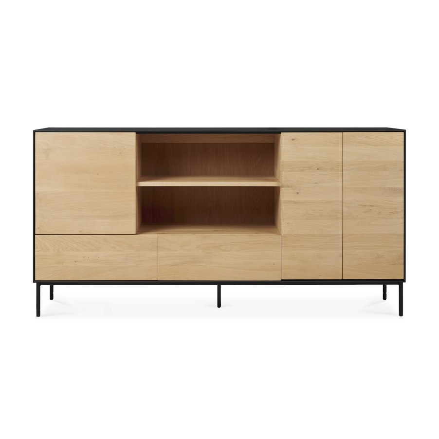 Ethnicraft Ethnicraft Oak Blackbird Sideboard - 3 Doors/2 Drawers Natural Oak Wholesale