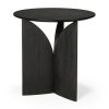 Ethnicraft Ethnicraft Teak Fin Side Table Black New