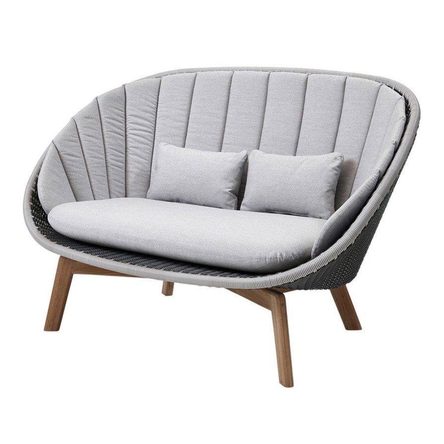 Caneline Peacock 2 Seater Sofa - Weave Online