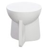 Trit House Twiggy Side Table Speckle White Concrete Clearance