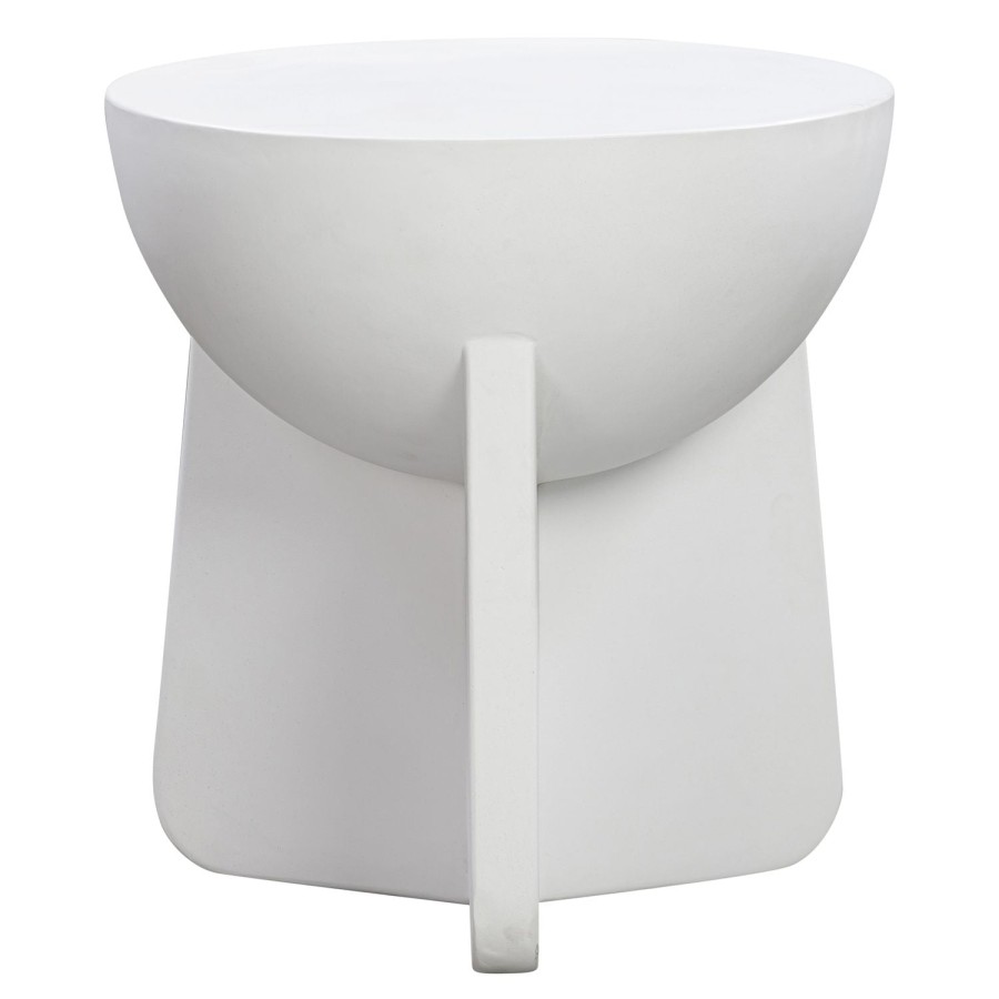 Trit House Twiggy Side Table Speckle White Concrete Clearance