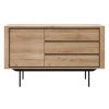 Ethnicraft Ethnicraft Oak Shadow Sideboard - 1 Doors/3 Drawers Natural Oak Clearance