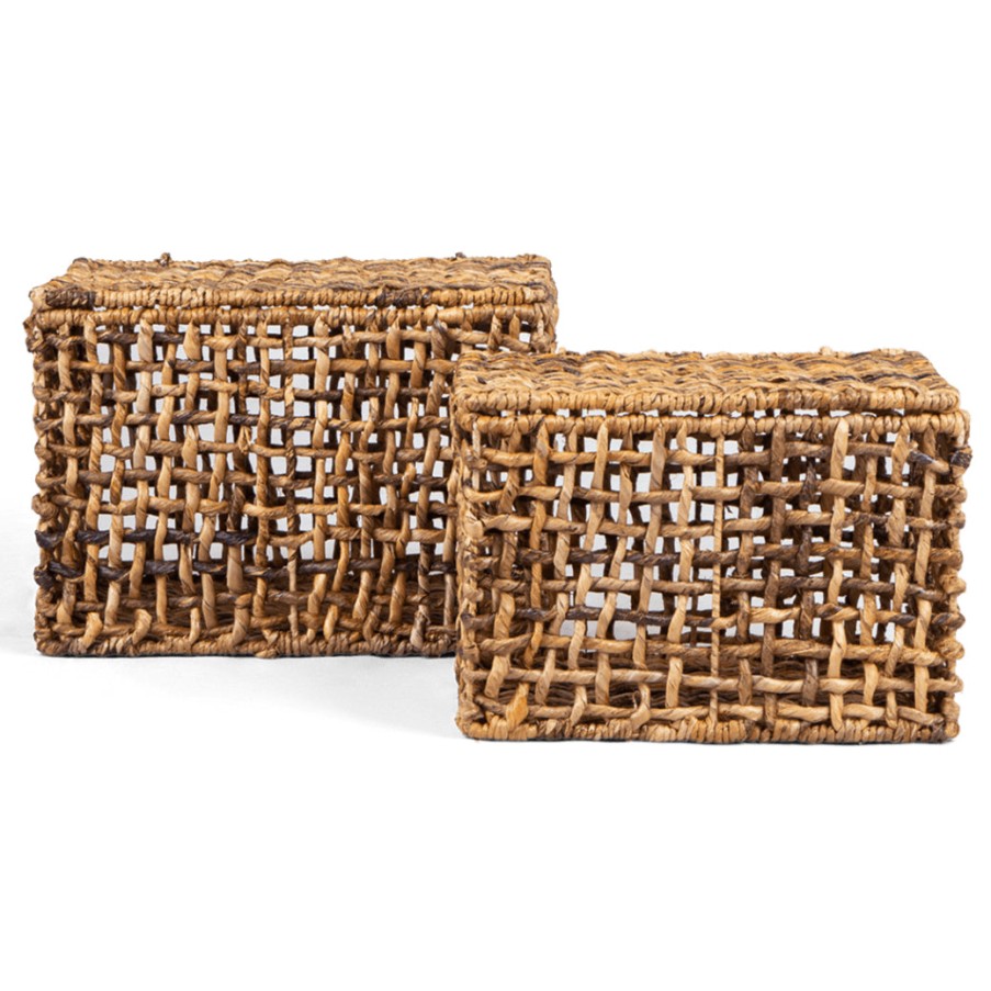 dBodhi Dbodhi Rinjani Rectangular Basket Two Tone - Set Of 2 Online