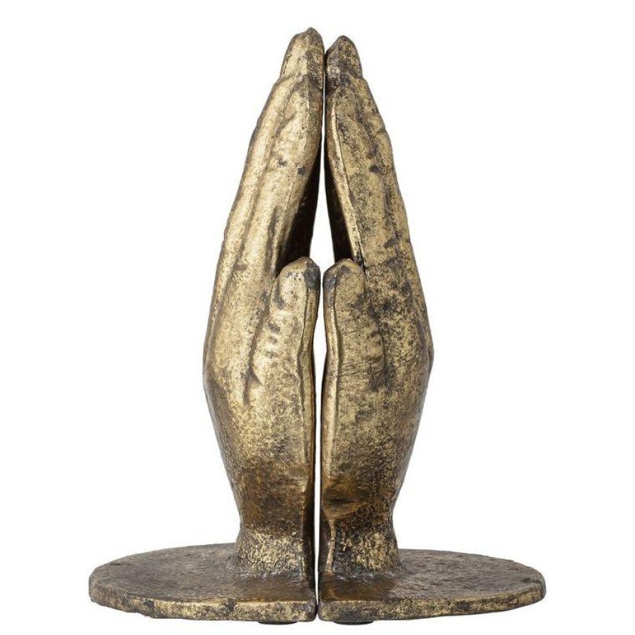 Bloomingville Metal Bookend - Set Of 2 Brass Wholesale