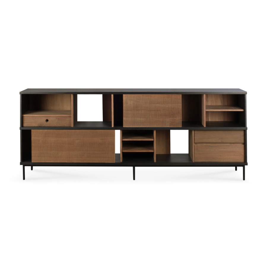 Ethnicraft Ethnicraft Teak Oscar Sideboard Natural/Black Online