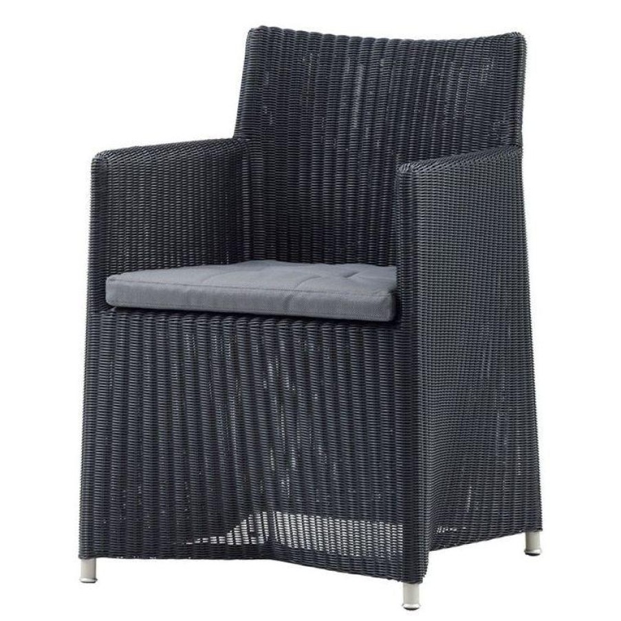 Caneline Diamond Dining Chair - Weave Grey Online