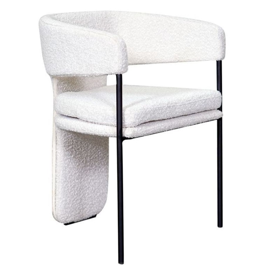 Trit House Fullerton Dining Chair Cream Boucle Hot