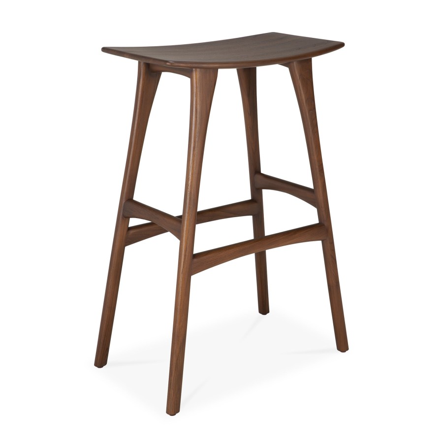 Ethnicraft Ethnicraft Teak Osso Bar Stool Brown Clearance