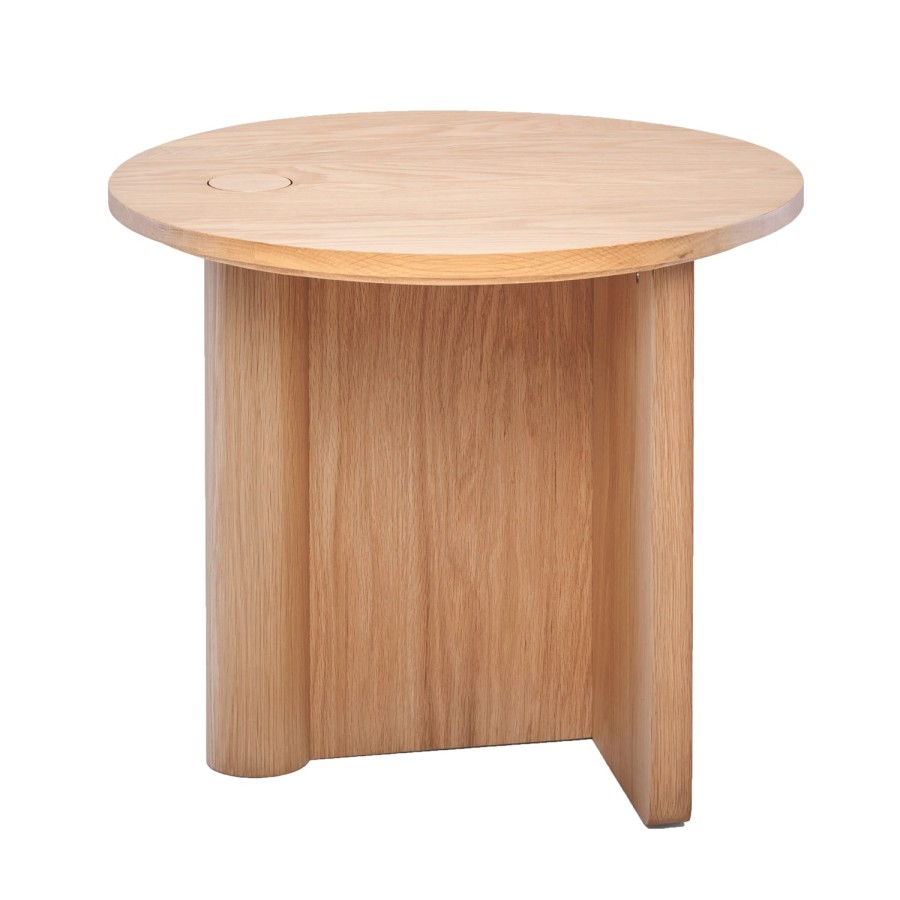 Natadora Pivot Round Timber Side Table Online